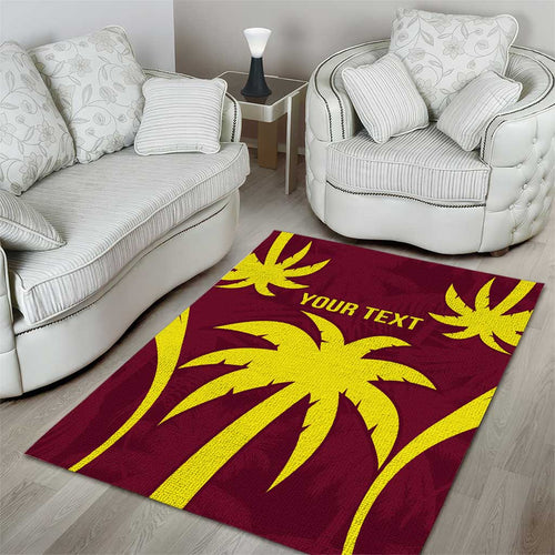 Custom West Indies Cricket Area Rug Go Windies Sporty Version