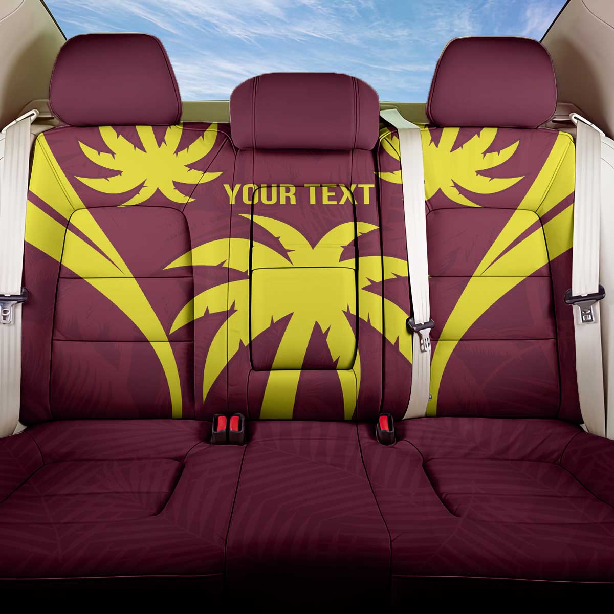 Custom West Indies Cricket Back Car Seat Cover Go Windies Sporty Version