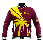 Custom West Indies Cricket Baseball Jacket Go Windies Sporty Version