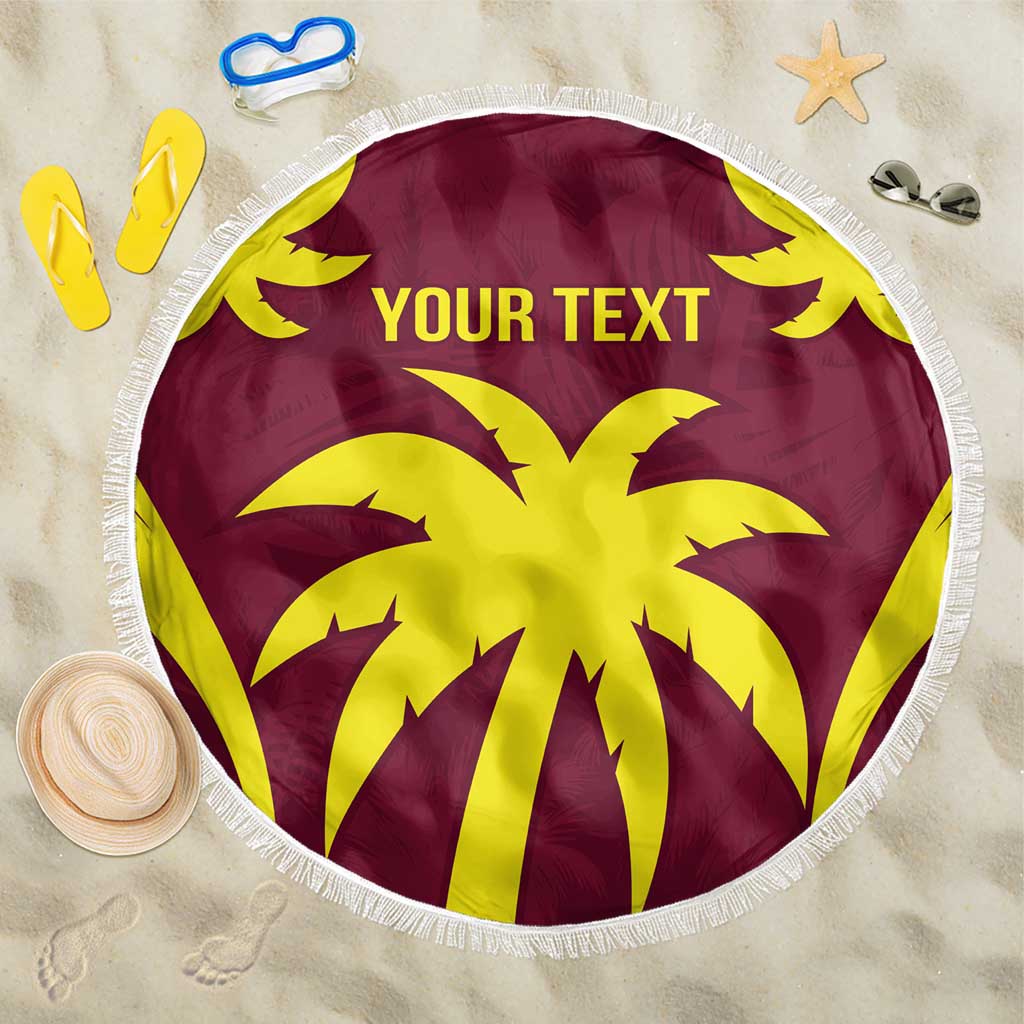 Custom West Indies Cricket Beach Blanket Go Windies Sporty Version