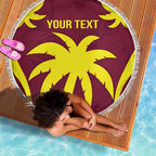 Custom West Indies Cricket Beach Blanket Go Windies Sporty Version
