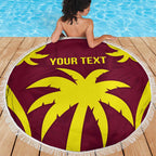 Custom West Indies Cricket Beach Blanket Go Windies Sporty Version