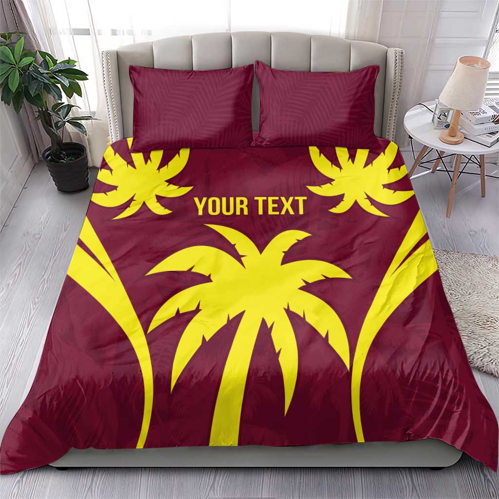 Custom West Indies Cricket Bedding Set Go Windies Sporty Version