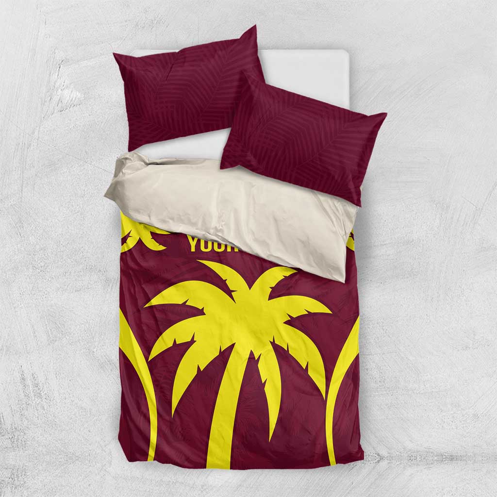Custom West Indies Cricket Bedding Set Go Windies Sporty Version