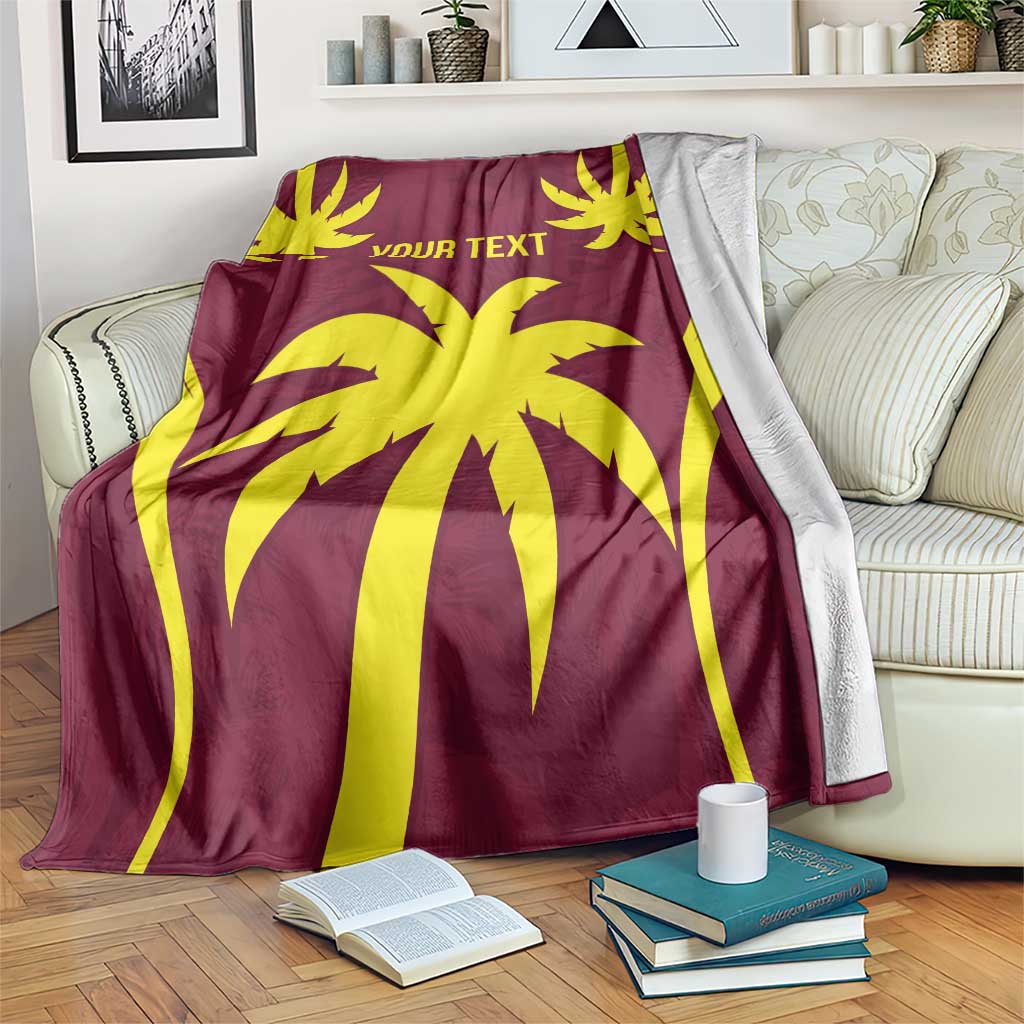 Custom West Indies Cricket Blanket Go Windies Sporty Version