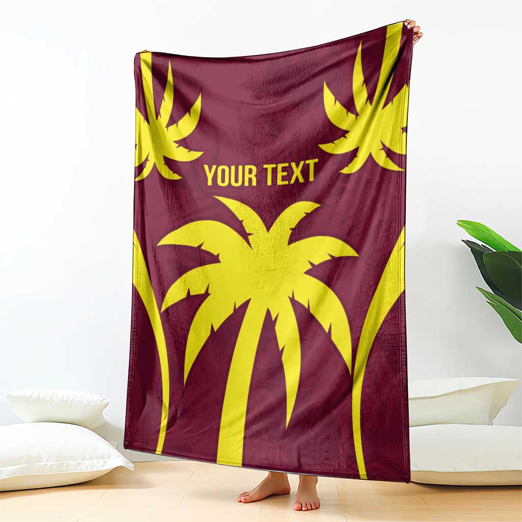 Custom West Indies Cricket Blanket Go Windies Sporty Version