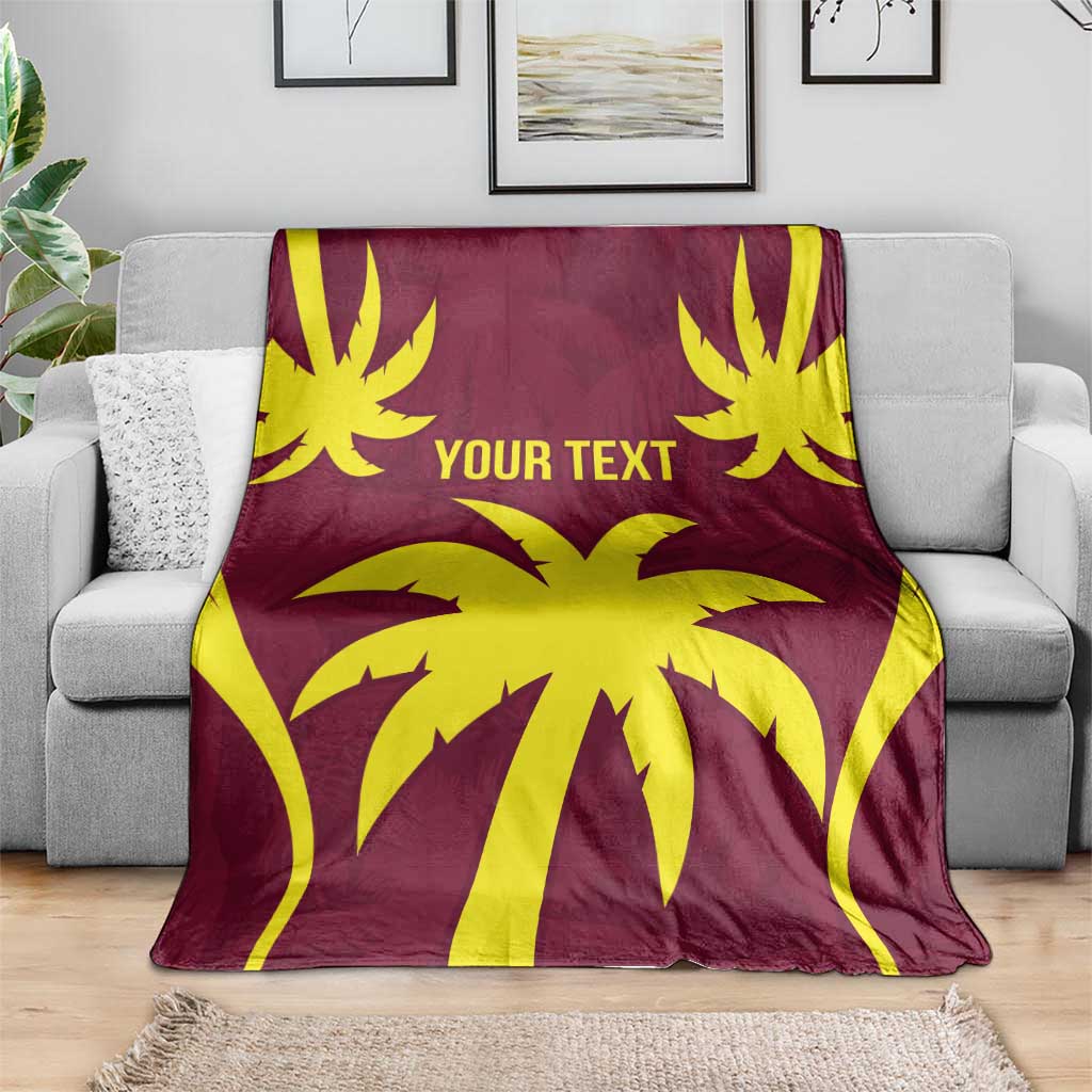 Custom West Indies Cricket Blanket Go Windies Sporty Version