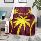 Custom West Indies Cricket Blanket Go Windies Sporty Version