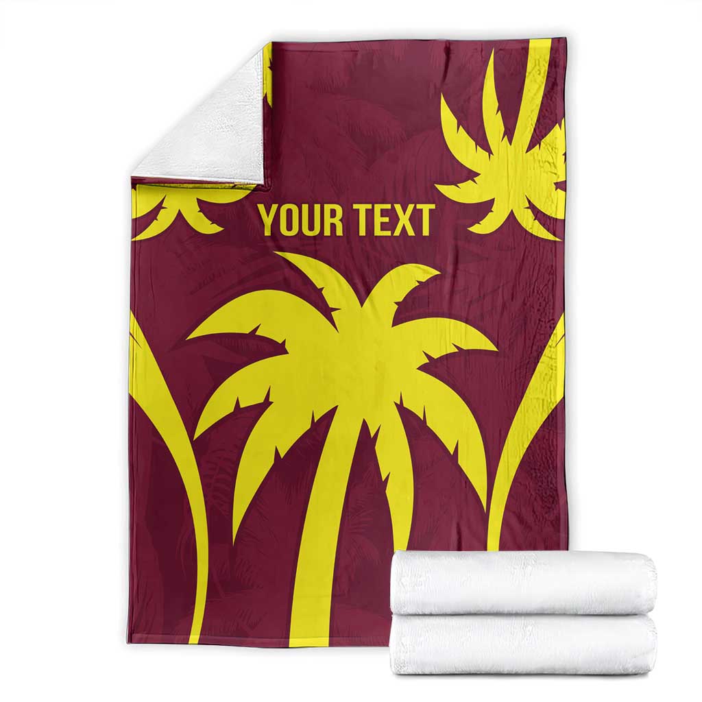 Custom West Indies Cricket Blanket Go Windies Sporty Version