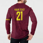 Custom West Indies Cricket Button Sweatshirt Go Windies Sporty Version