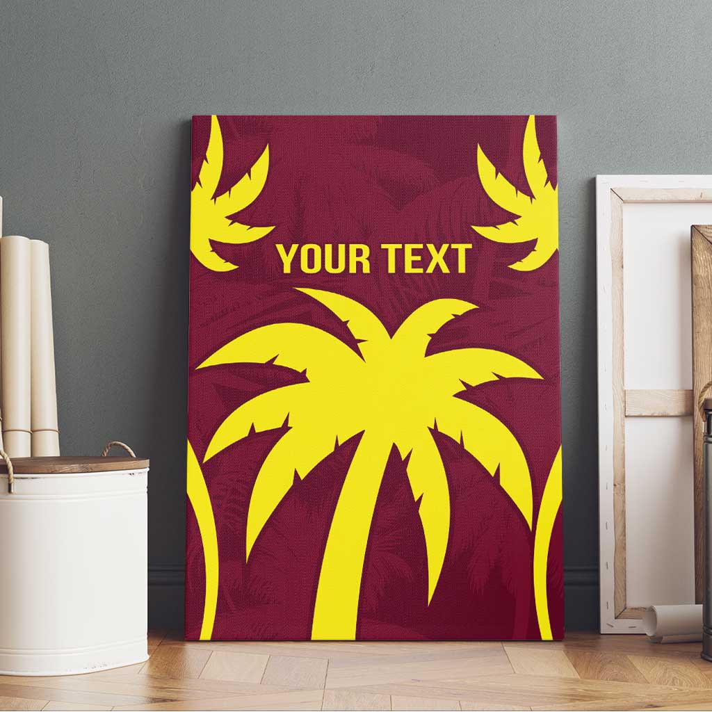 Custom West Indies Cricket Canvas Wall Art Go Windies Sporty Version