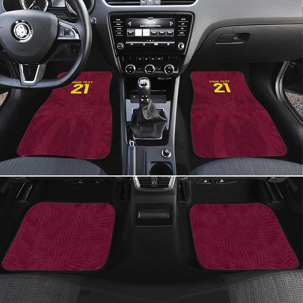 Custom West Indies Cricket Car Mats Go Windies Sporty Version