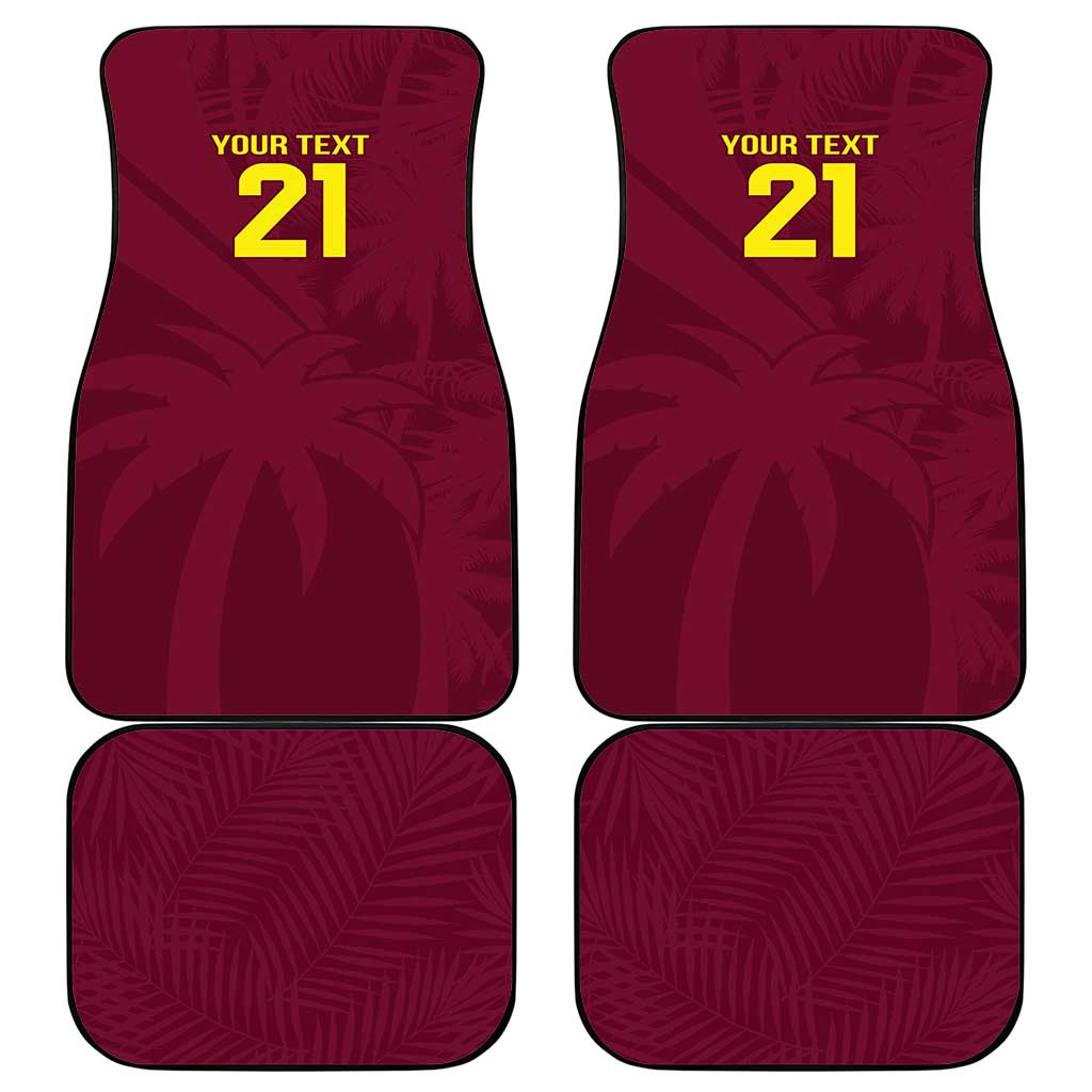 Custom West Indies Cricket Car Mats Go Windies Sporty Version