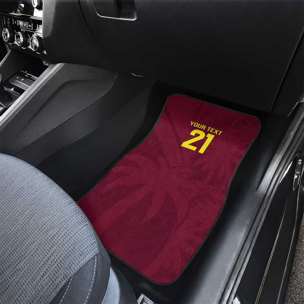 Custom West Indies Cricket Car Mats Go Windies Sporty Version