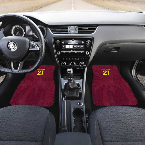 Custom West Indies Cricket Car Mats Go Windies Sporty Version