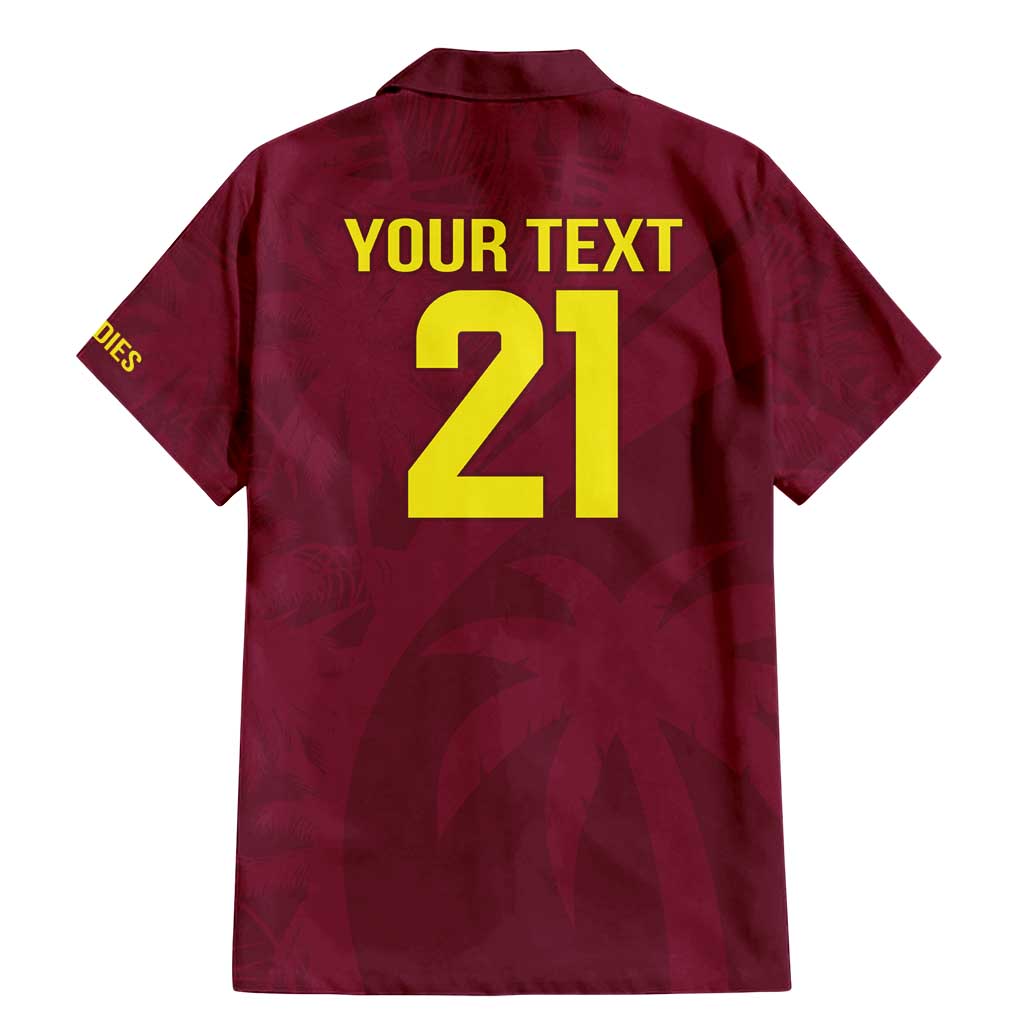 Custom West Indies Cricket Family Matching Mermaid Dress and Hawaiian Shirt Go Windies Sporty Version