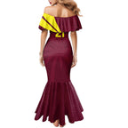 Custom West Indies Cricket Family Matching Mermaid Dress and Hawaiian Shirt Go Windies Sporty Version