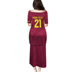 Custom West Indies Cricket Family Matching Puletasi and Hawaiian Shirt Go Windies Sporty Version