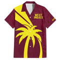 Custom West Indies Cricket Family Matching Tank Maxi Dress and Hawaiian Shirt Go Windies Sporty Version