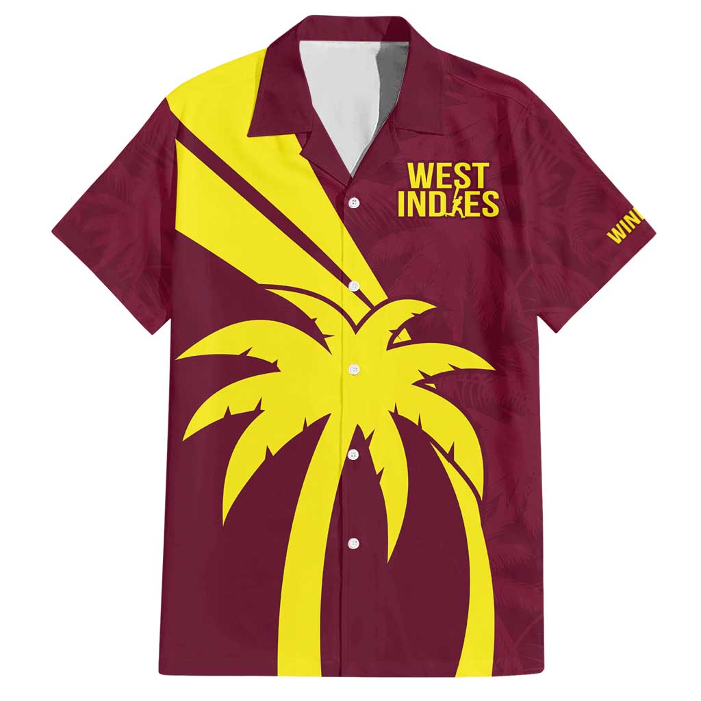 Custom West Indies Cricket Hawaiian Shirt Go Windies Sporty Version