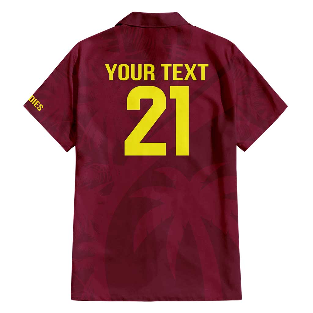Custom West Indies Cricket Hawaiian Shirt Go Windies Sporty Version