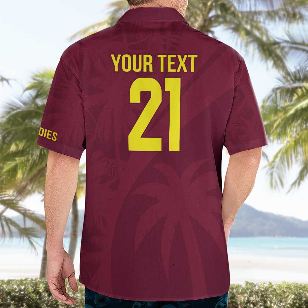 Custom West Indies Cricket Hawaiian Shirt Go Windies Sporty Version