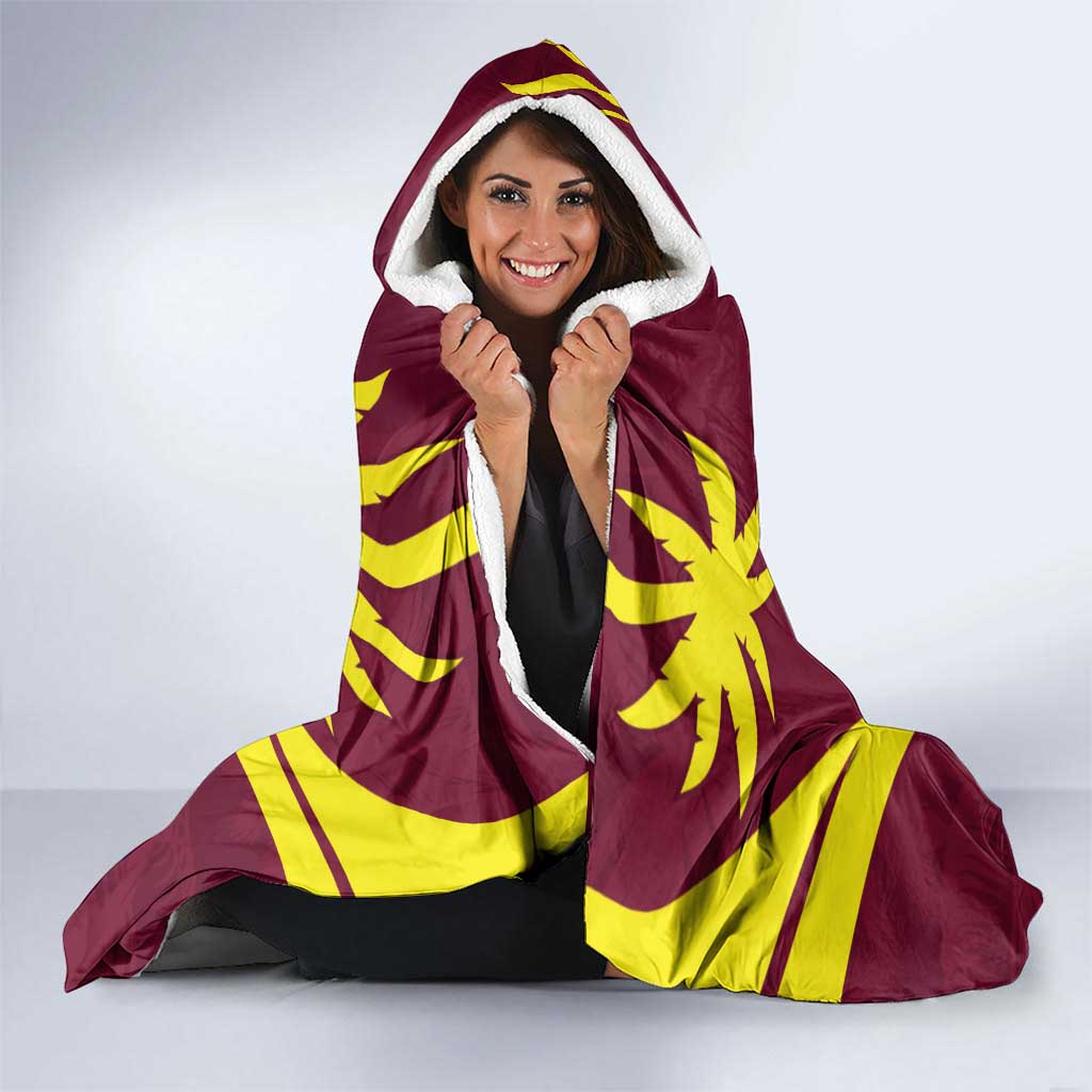 Custom West Indies Cricket Hooded Blanket Go Windies Sporty Version
