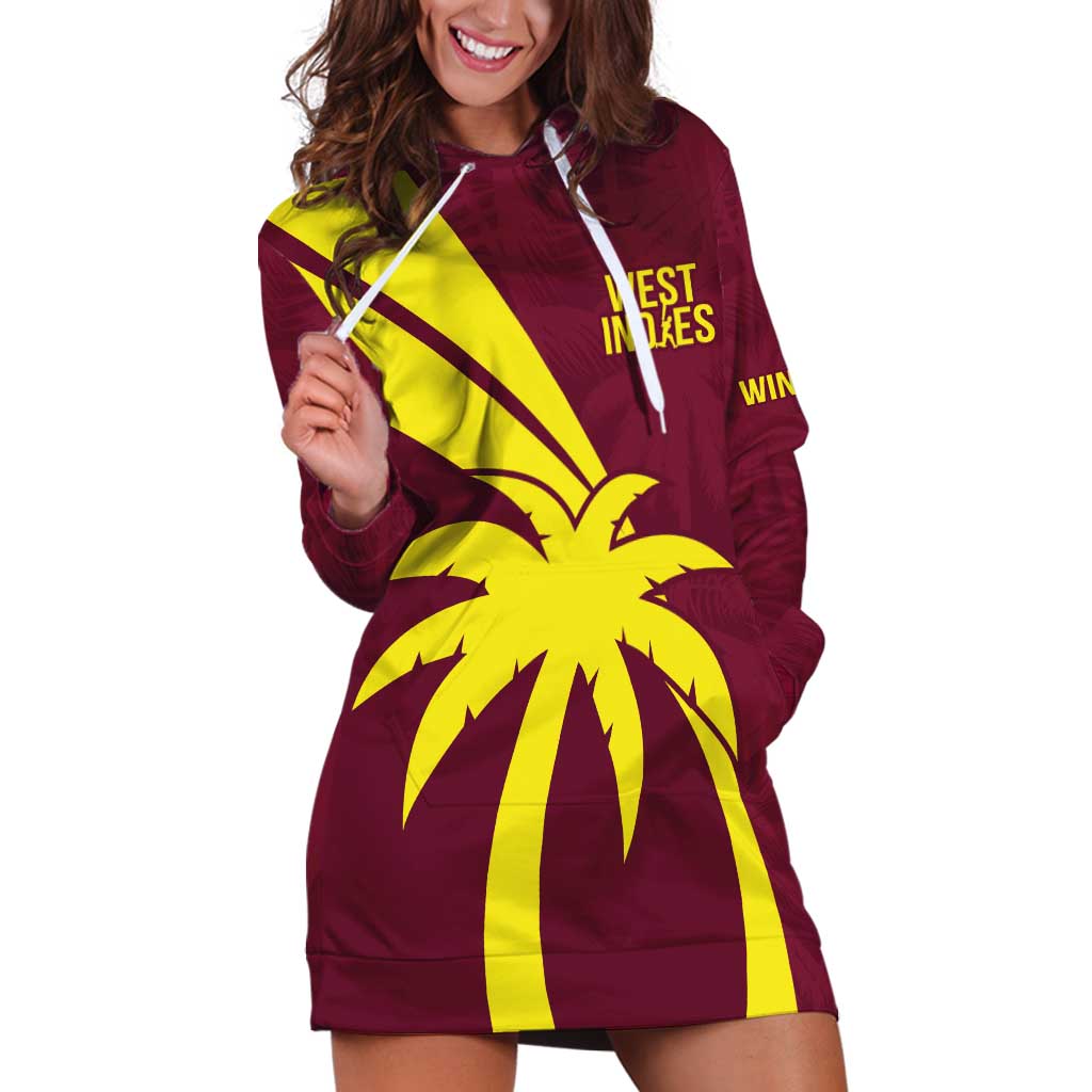 Custom West Indies Cricket Hoodie Dress Go Windies Sporty Version