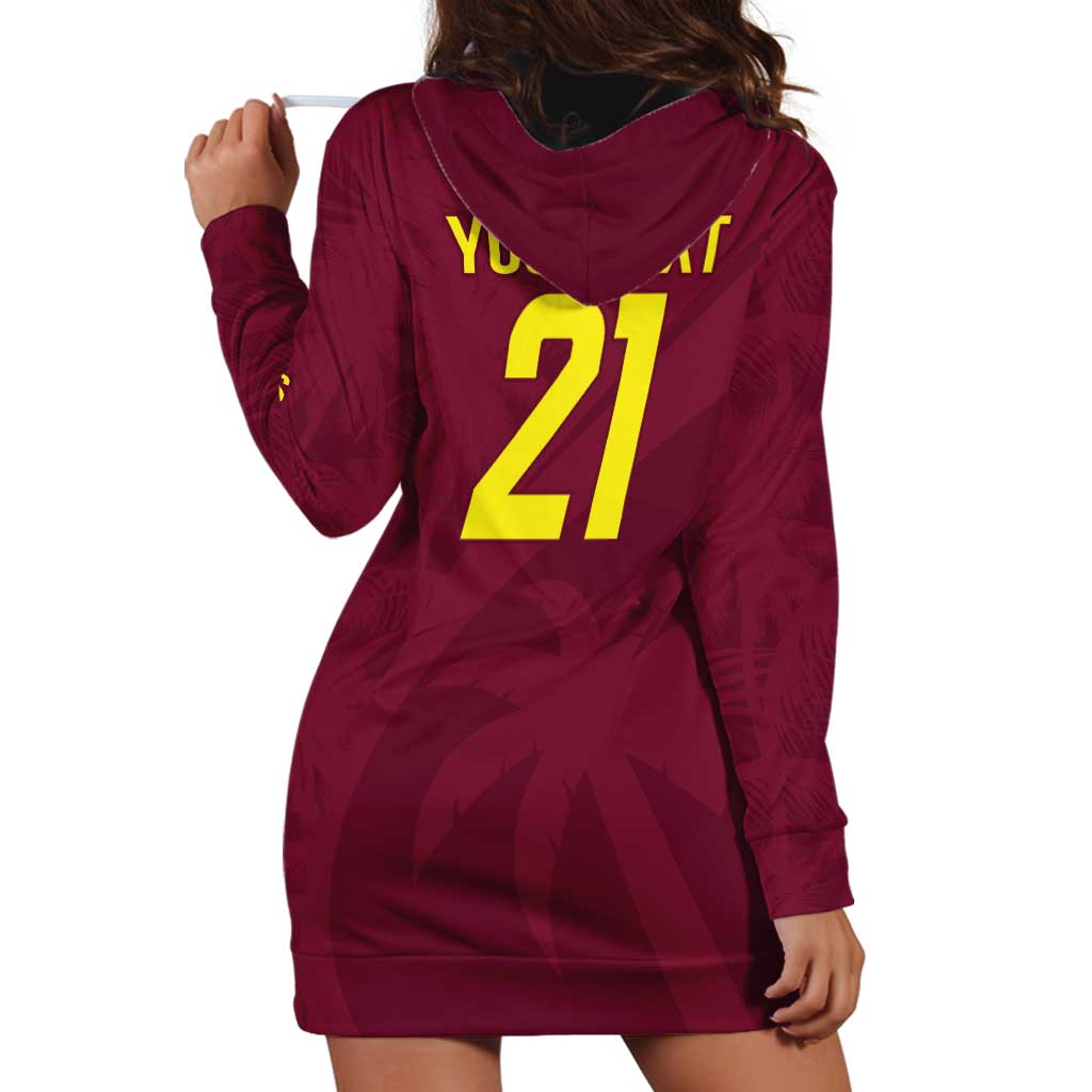Custom West Indies Cricket Hoodie Dress Go Windies Sporty Version