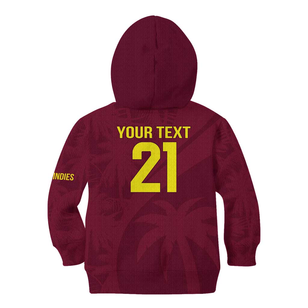 Custom West Indies Cricket Kid Hoodie Go Windies Sporty Version