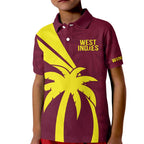 Custom West Indies Cricket Kid Polo Shirt Go Windies Sporty Version