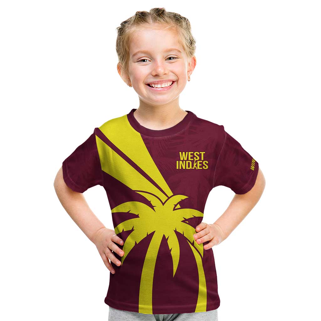 Custom West Indies Cricket Kid T Shirt Go Windies Sporty Version