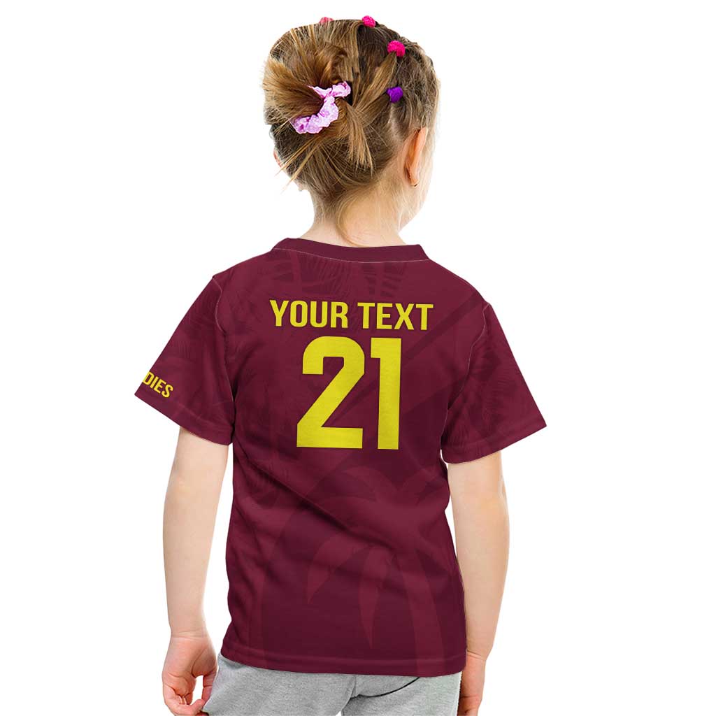 Custom West Indies Cricket Kid T Shirt Go Windies Sporty Version