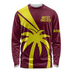 Custom West Indies Cricket Long Sleeve Shirt Go Windies Sporty Version