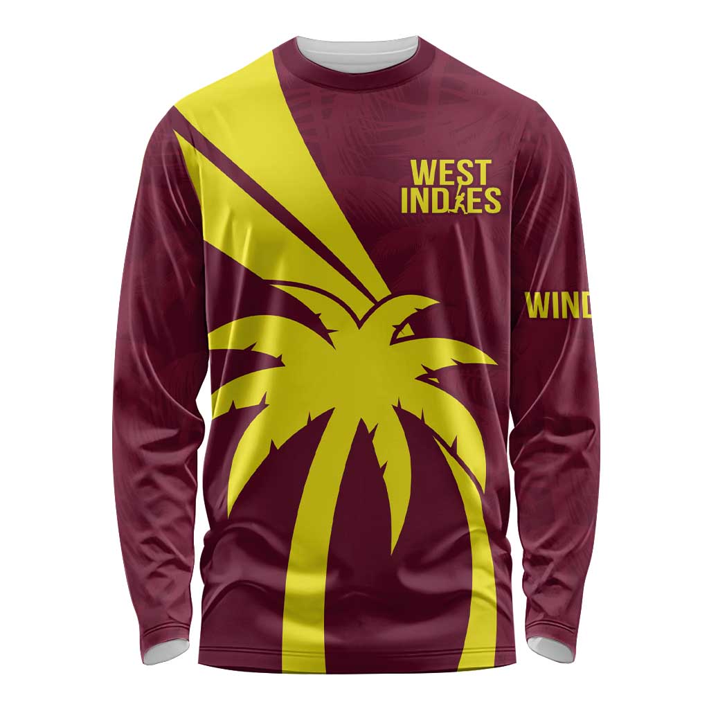 Custom West Indies Cricket Long Sleeve Shirt Go Windies Sporty Version