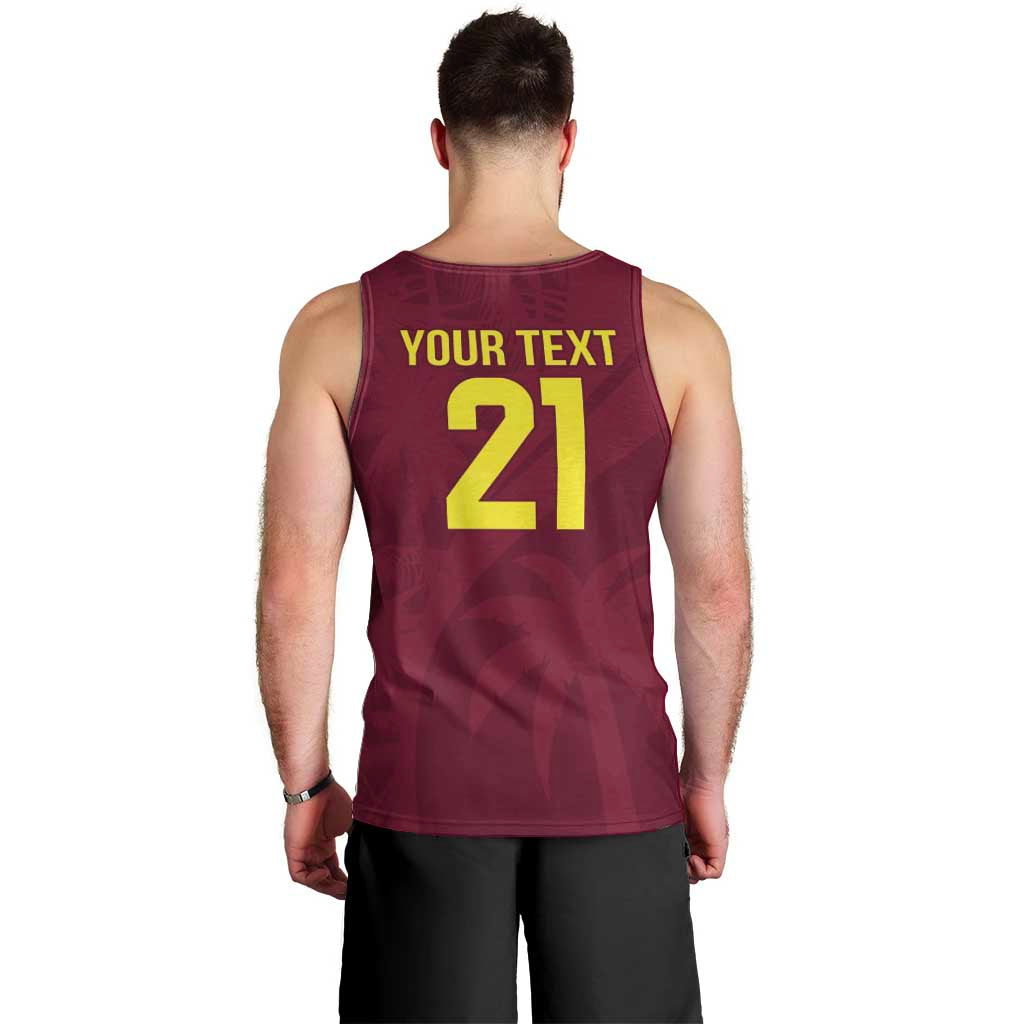Custom West Indies Cricket Men Tank Top Go Windies Sporty Version