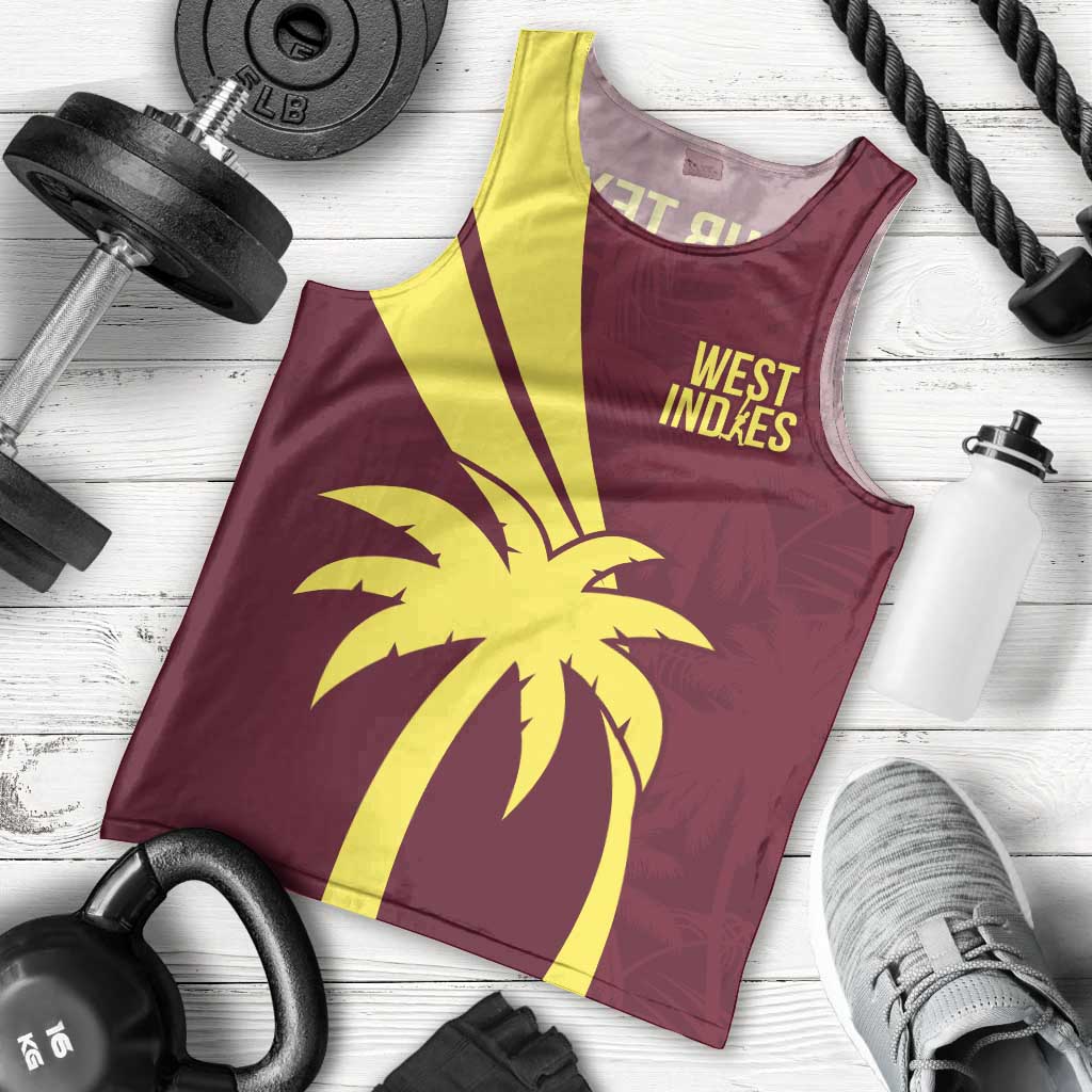 Custom West Indies Cricket Men Tank Top Go Windies Sporty Version