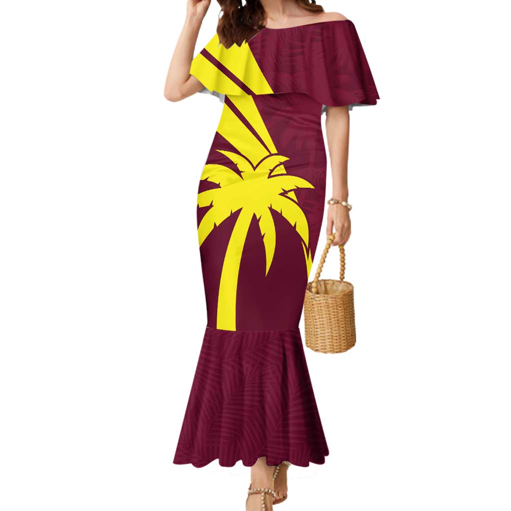 Custom West Indies Cricket Mermaid Dress Go Windies Sporty Version