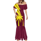 Custom West Indies Cricket Mermaid Dress Go Windies Sporty Version