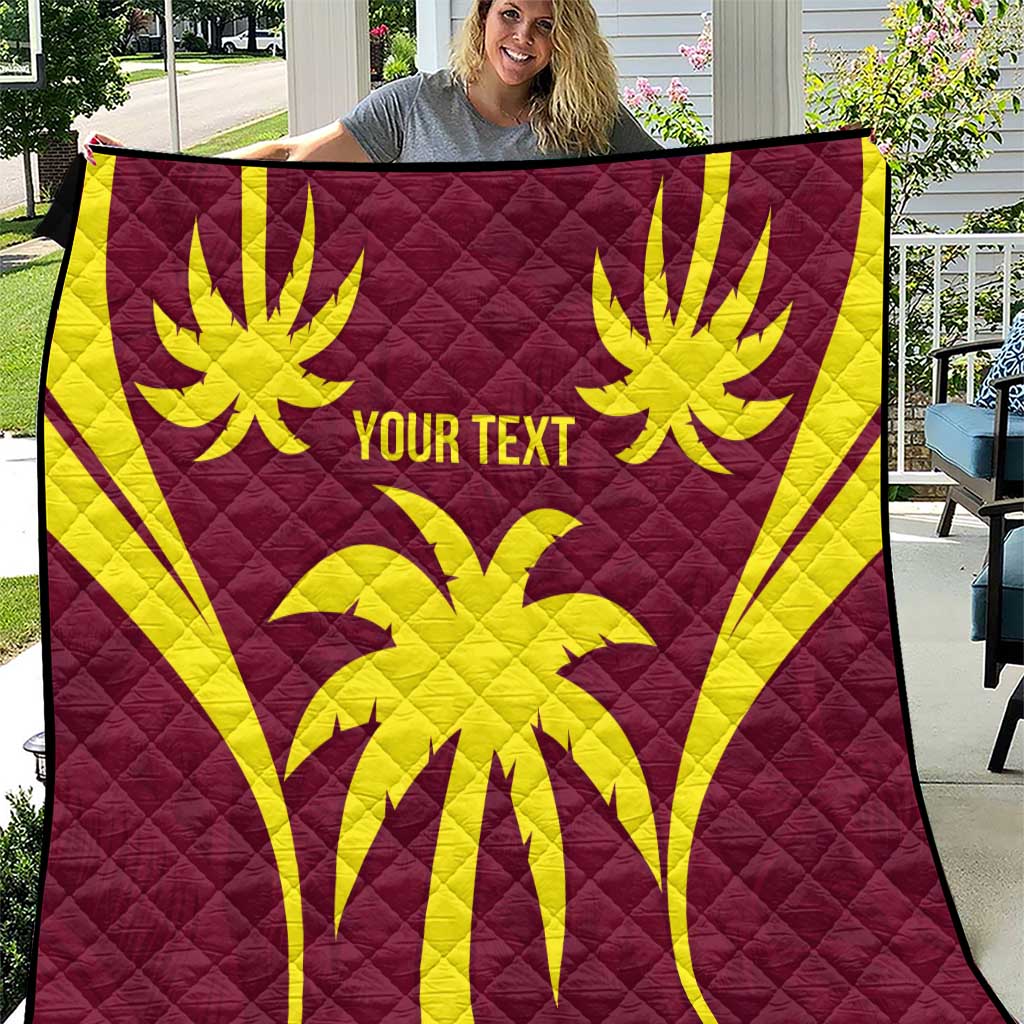 Custom West Indies Cricket Quilt Go Windies Sporty Version