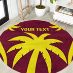 Custom West Indies Cricket Round Carpet Go Windies Sporty Version