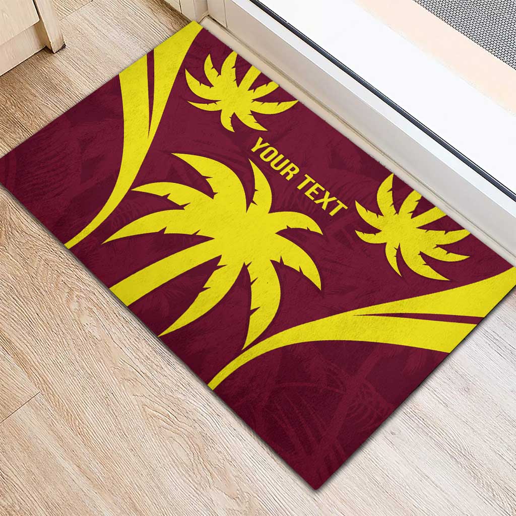 Custom West Indies Cricket Rubber Doormat Go Windies Sporty Version