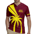 Custom West Indies Cricket Rugby Jersey Go Windies Sporty Version