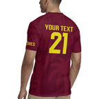 Custom West Indies Cricket Rugby Jersey Go Windies Sporty Version