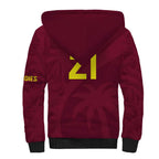 Custom West Indies Cricket Sherpa Hoodie Go Windies Sporty Version