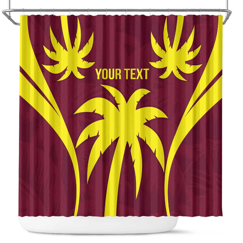 Custom West Indies Cricket Shower Curtain Go Windies Sporty Version
