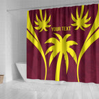 Custom West Indies Cricket Shower Curtain Go Windies Sporty Version