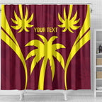 Custom West Indies Cricket Shower Curtain Go Windies Sporty Version