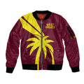 Custom West Indies Cricket Sleeve Zip Bomber Jacket Go Windies Sporty Version