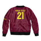Custom West Indies Cricket Sleeve Zip Bomber Jacket Go Windies Sporty Version